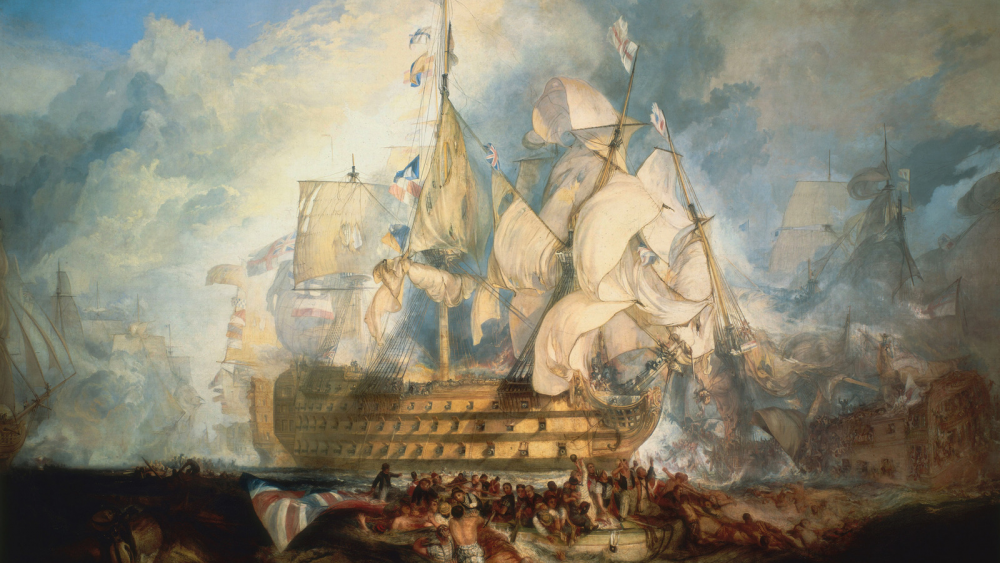 William Turner Battle of Trafalgar 1822